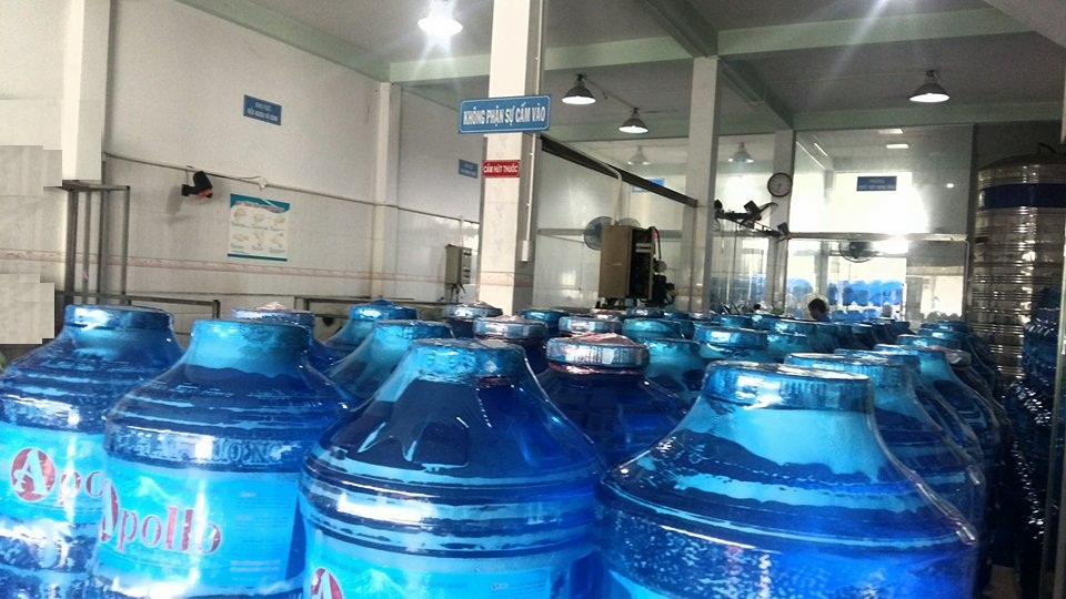 Sản xuất nước uống đóng bình